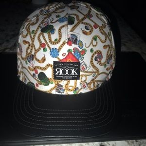 Rook hipster multicolor black hat cap